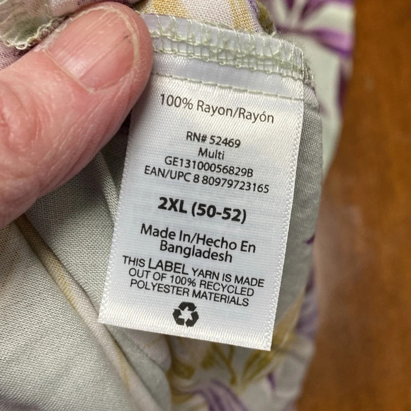 George Shirt‎ Button Down Men’s Short Sleeve Size XXL - Picture 5 of 6